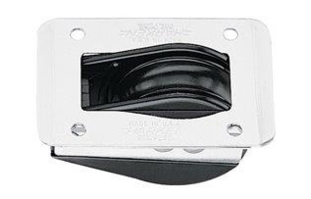 Dinghy 44mm doorvoer blok met RVS kap