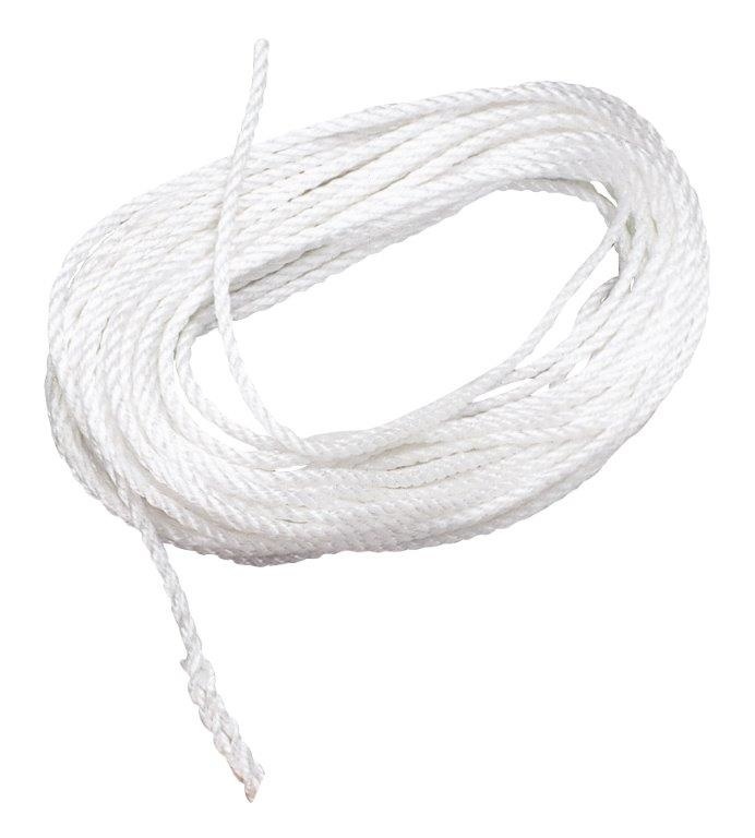 Werplijn drijvend 30 mtr, Ø8 mm wit