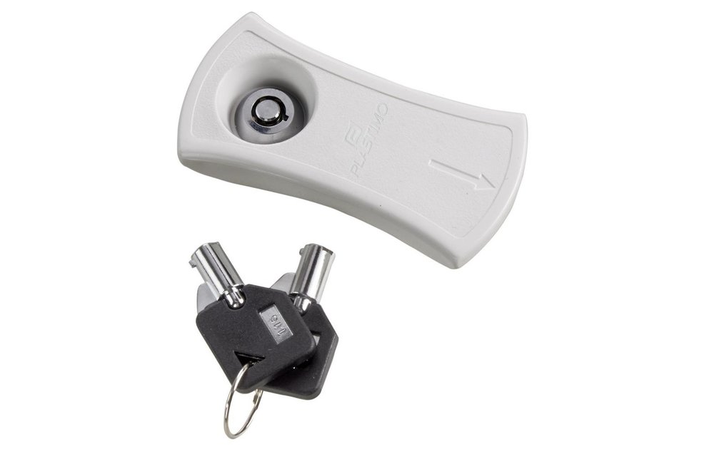 Slot voor toegangsluik wit