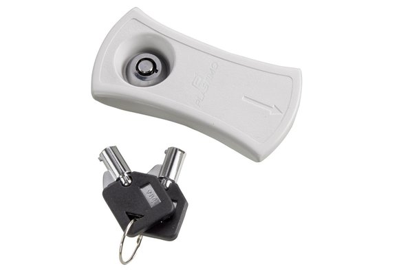 Slot voor toegangsluik wit