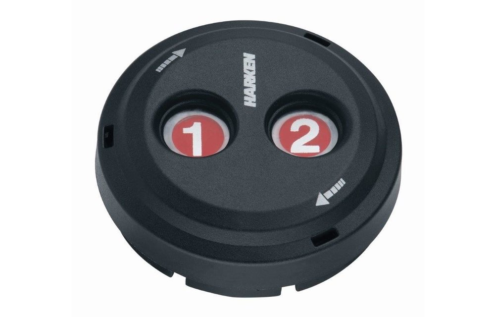 DSS schakelaar Zwart, 2 funtie (1-2)