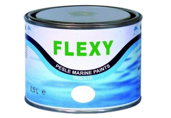 Flexibele rubber verf voor opblaasboten 500 ml wit