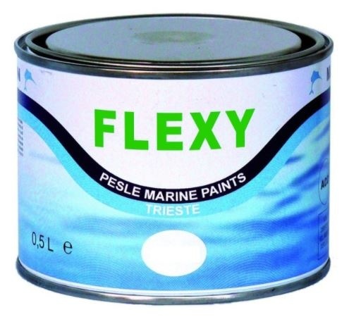 Flexibele rubber verf voor opblaasboten 500 ml wit