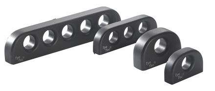 Geleide oog alu 16 mm lijn enkel blind