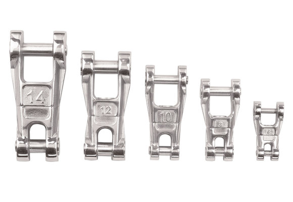 Ankerconnector RVS met wartel 10 mm