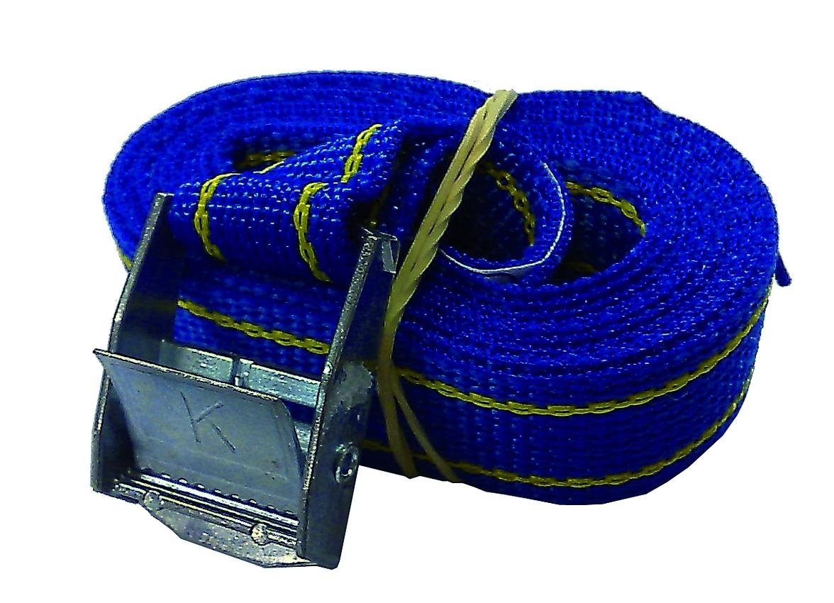 Spanband met gesp 25 mm X 2 meter - blauw