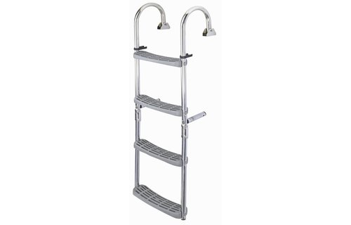 Zwemtrap RVS 2 vast & 3 klap treden