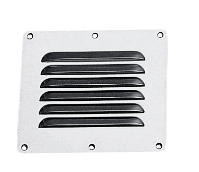Ventilatierooster RVS 115 x 130 mm