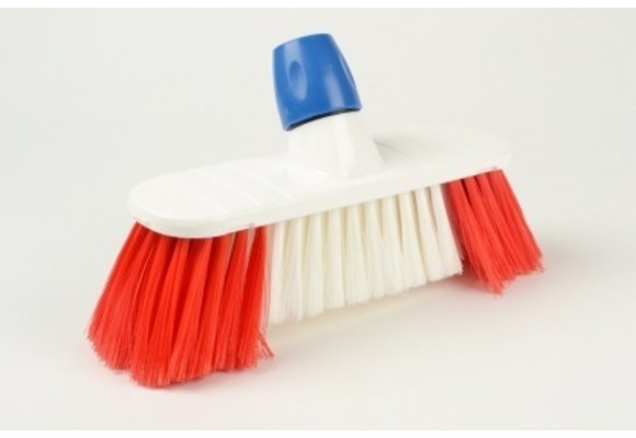 Luiwagen polyamidde wit met rode baard