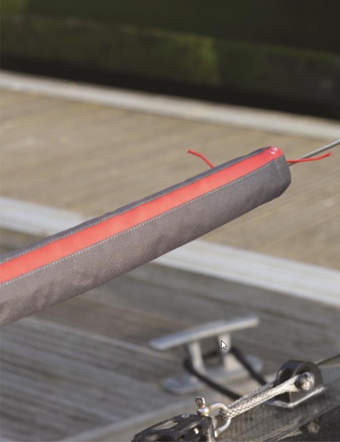 Zeereling hoezen - zwart/rood