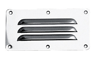 Ventilatierooster RVS 65 x 125 mm