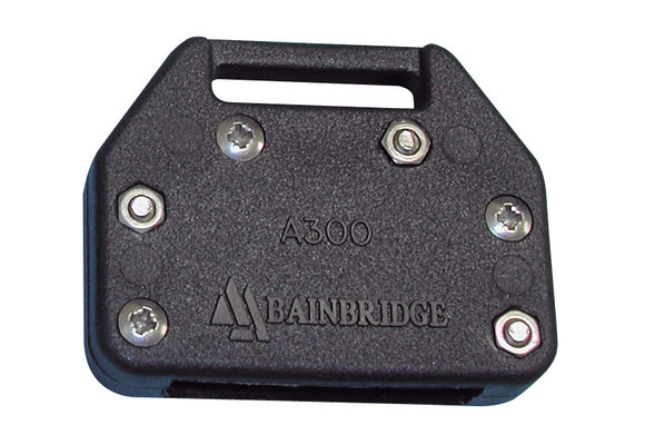 Zeillathouder voor vlakke zeillatten tot 30 mm zwart