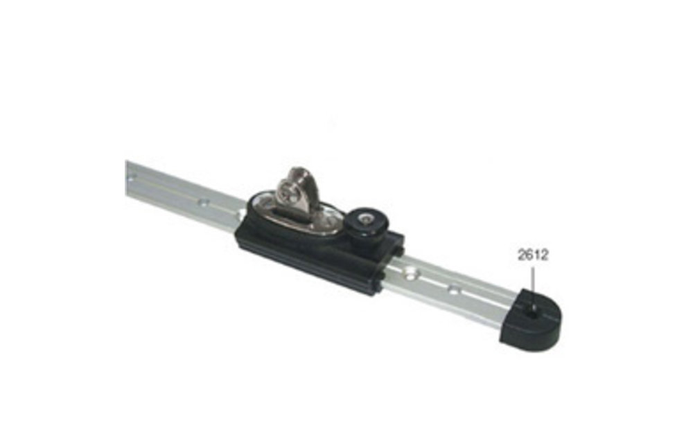 Eindstop voor aluminium bimini rail 25 mm