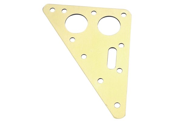 Topplank 102 x 130 x 1,6 mm aluminium goud