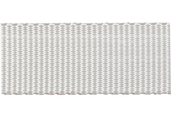 Polyesterband 40 mm heavy weight wit