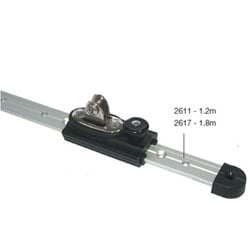 Bimini rail aluminium 25 mm 1,80 m