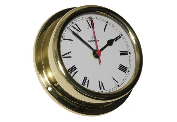 Klok quartz Altitude messing Ø150 mm