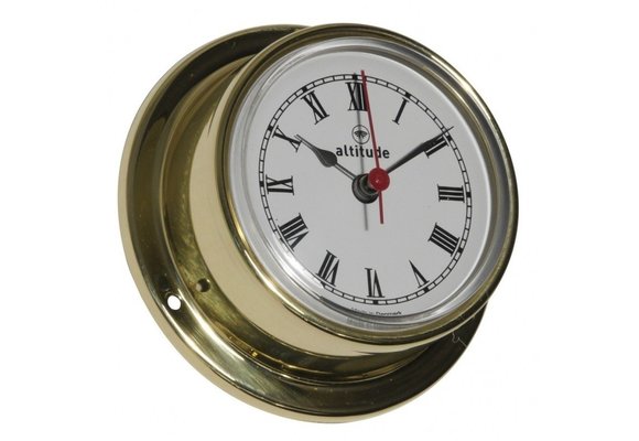 Klok quartz Altitude messing Ø71 mm