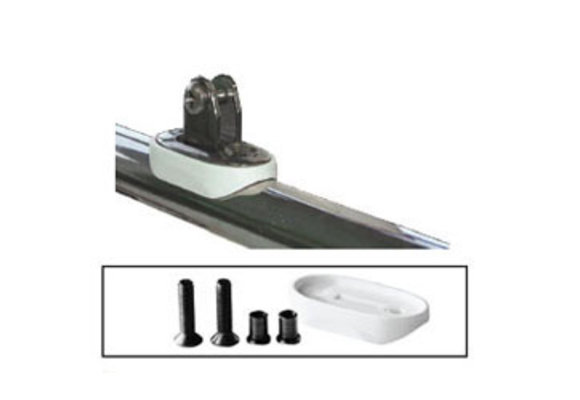 Dekbeslag adapter voor buis 25 mm