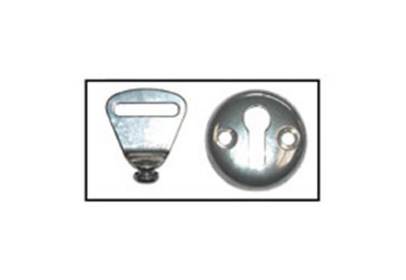 Bevestiging RVS voor band 25 mm