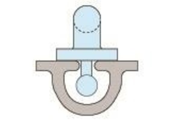 Zeilleuver Allslip 4 mm 7,5 x 45 mm