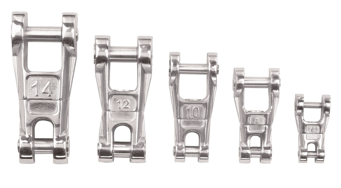 Ankerconnector RVS met wartel 8 mm