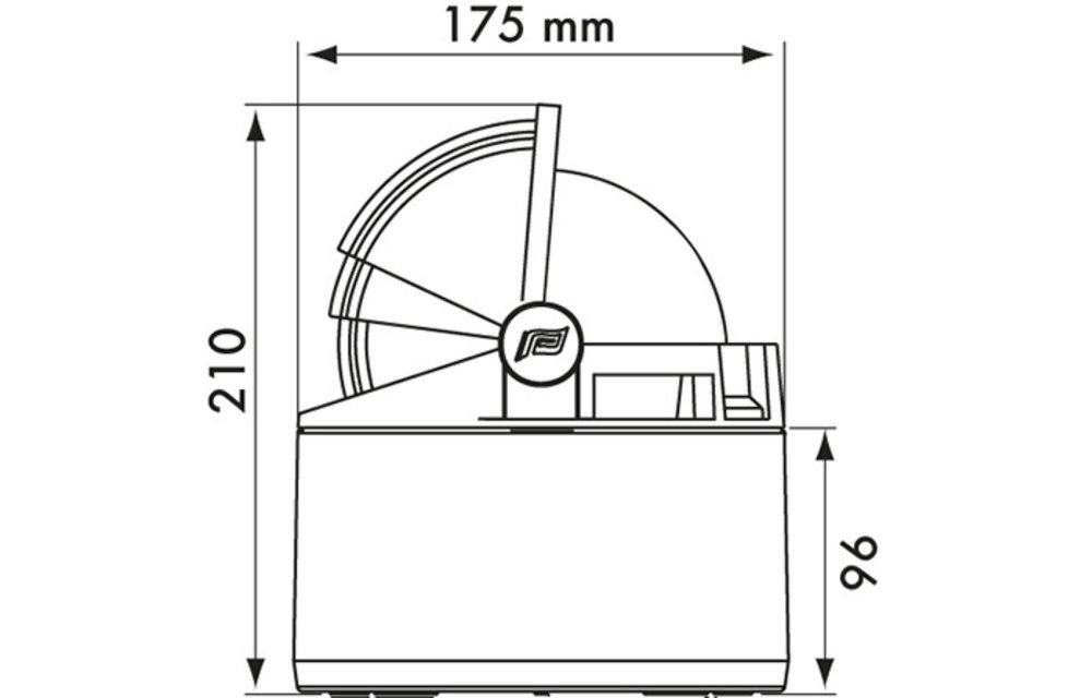 Kompas Olympic 135 zwart huis/zwarte roos incl, ketel