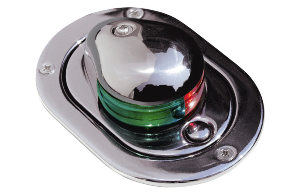 Serie 24 tweekleurenlicht rvs 12V inbouw