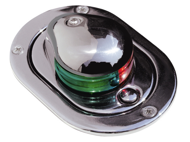 Serie 24 tweekleurenlicht rvs 12V inbouw