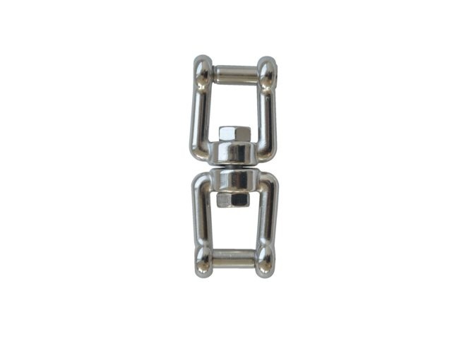 Wartelsluiting rvs gaffel-gaffel zeskant 5mm