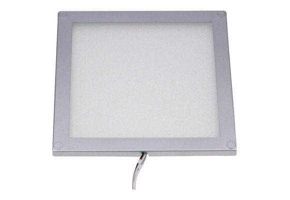led opbouw plafonniere zilver vierkant 100x100mm