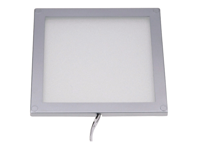led opbouw plafonniere zilver vierkant 100x100mm