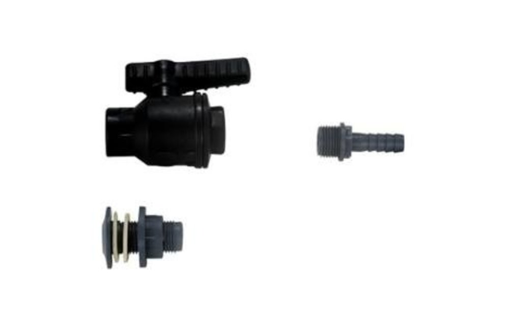 Allpa Kunststof slangpilaar, 3/8" x 16-18mm, recht