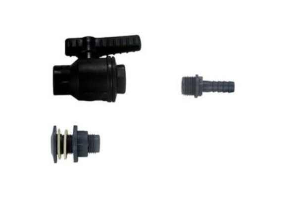 Allpa Kunststof slangpilaar, 3/8" x 16-18mm, recht