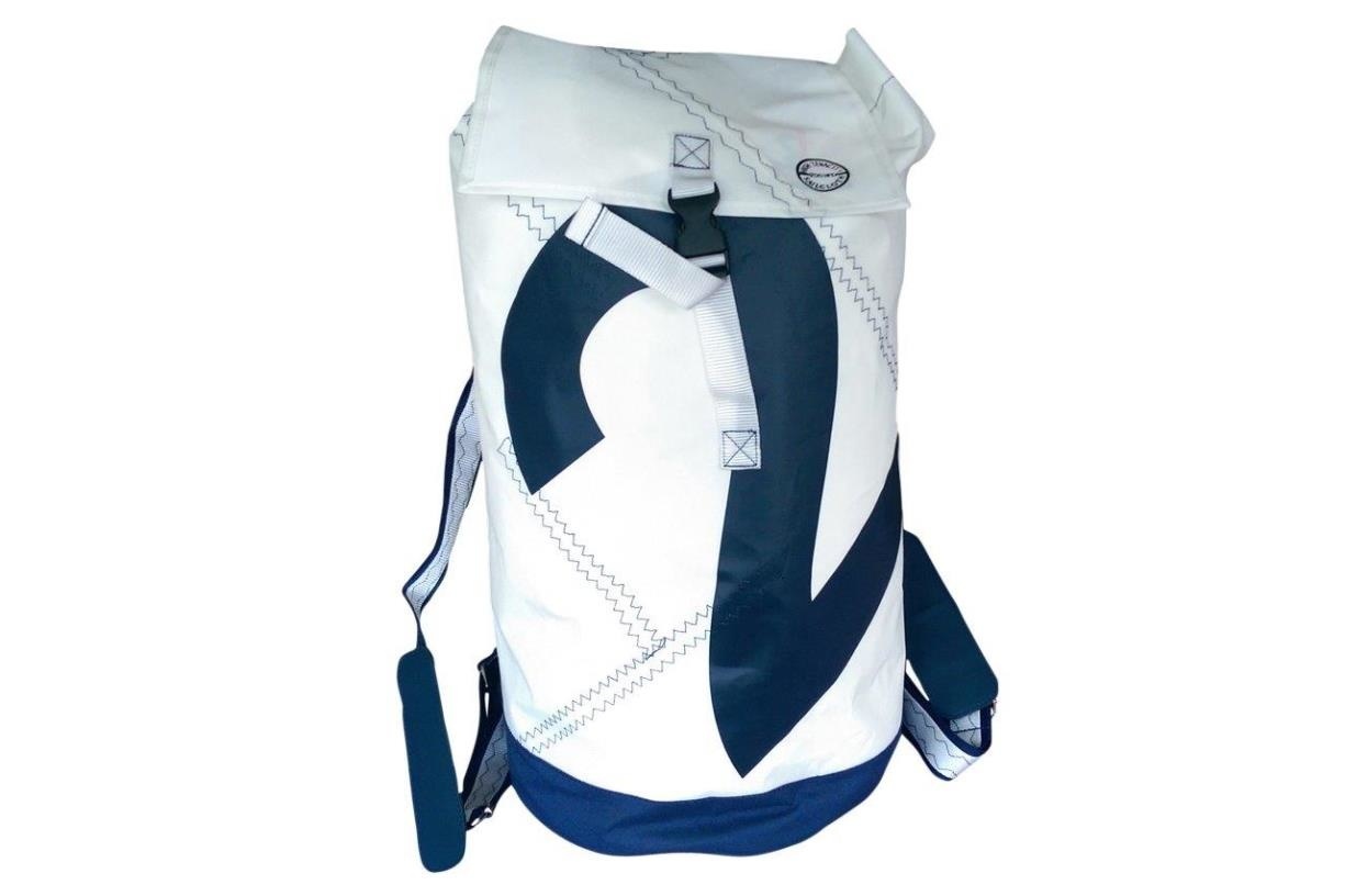 Zeildoek duffel tas / strandtas Sea Duffle navy