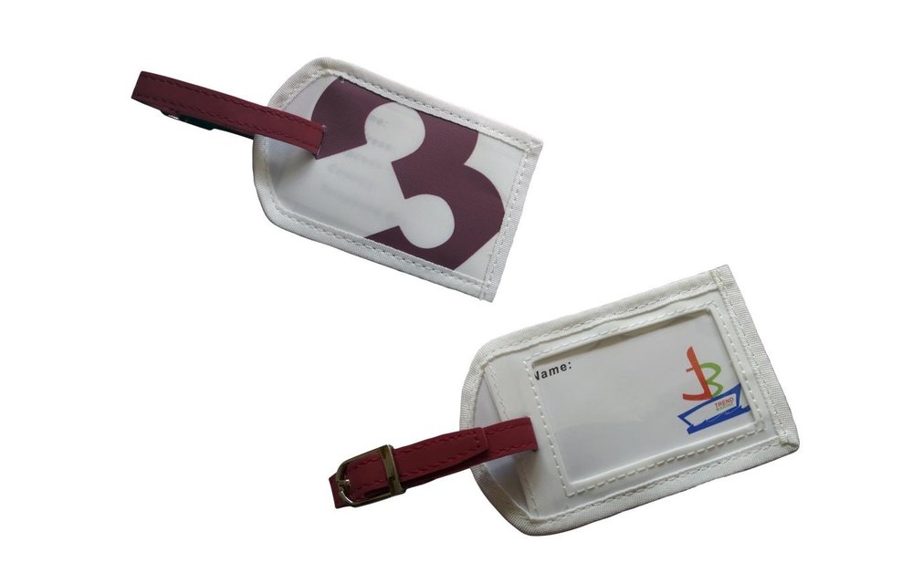 Zeildoek portefeuille voor rij-/ vaar-/ kentekenbewijs Sea Licence Wallet rood