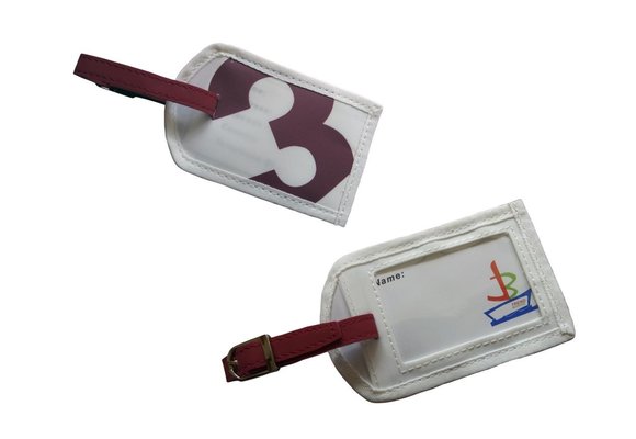 Zeildoek portefeuille voor rij-/ vaar-/ kentekenbewijs Sea Licence Wallet rood