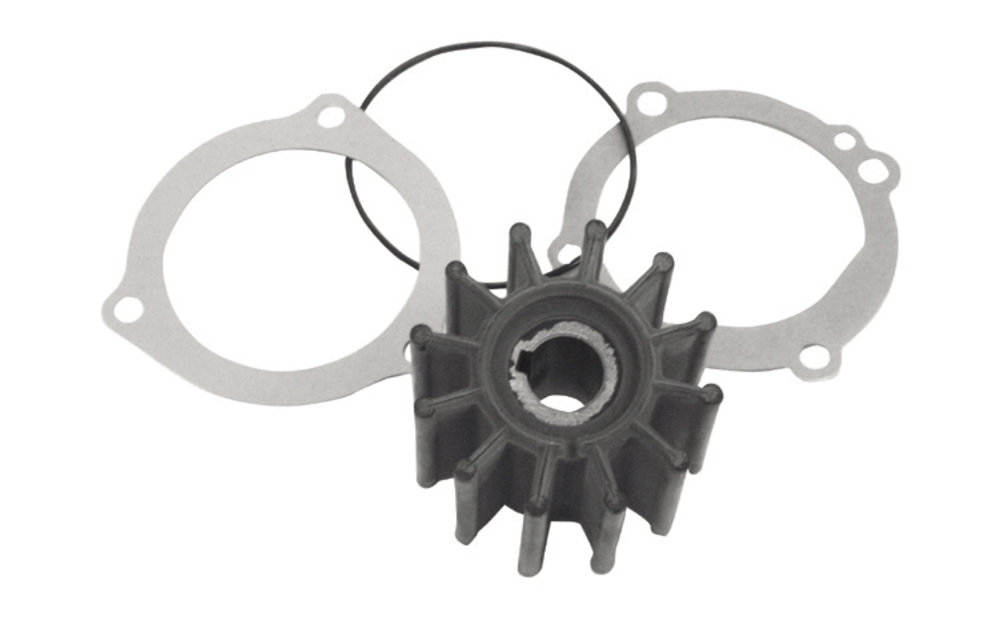 Neoprene inboard impeller key drive met pakking