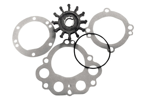 Neoprene inboard impeller key drive met pakking