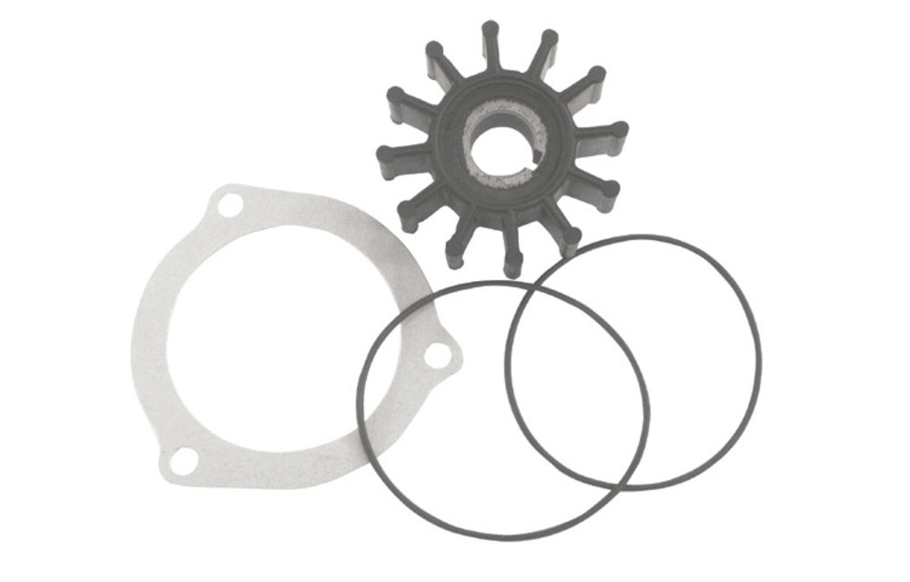 Neoprene inboard impeller key drive met pakking