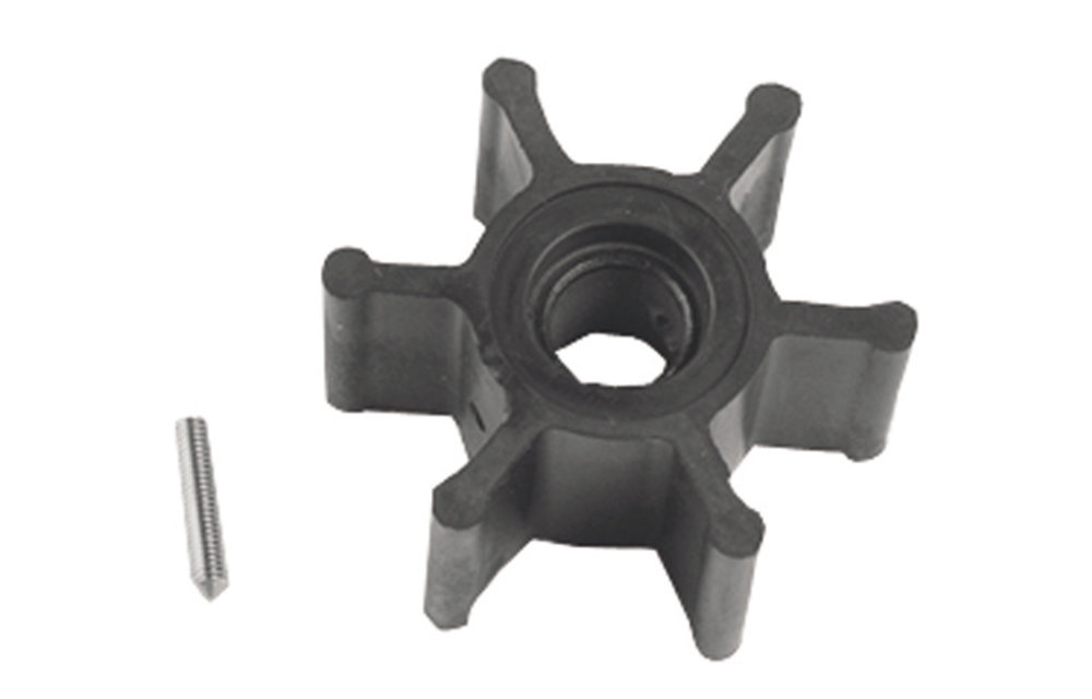 Neoprene inboard impeller pin drive met bout