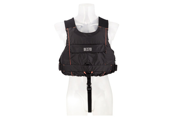 Besto Sailor Zwemvest 50N Zwart/Oranje