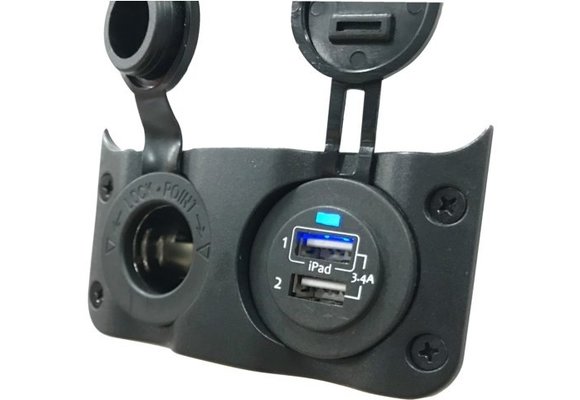 Wave add-on paneel 12V & dubbel USB stopcontact