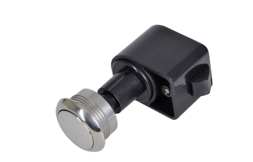 Drukknop rond rvs zelfsluitend