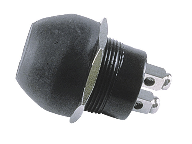 Drukknopschakelaar zwart