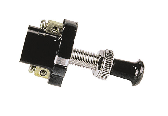 Trekschakelaar kunststof 12 volt / 5 amp.