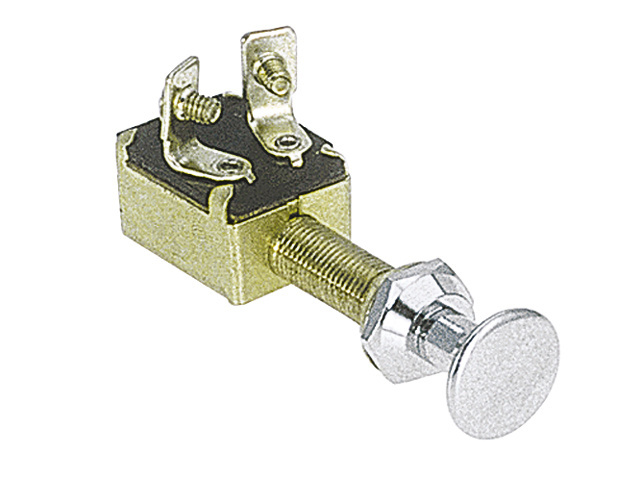 Trekschakelaar verchroomd