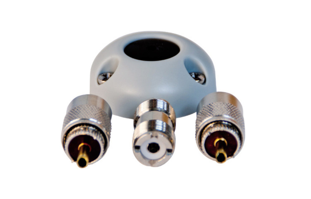 Coax dekdoorvoerset kunststof PL259 A2-DGkit4P