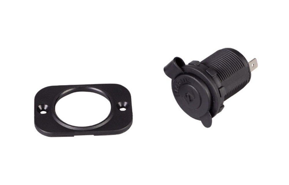 12V stopcontact rond