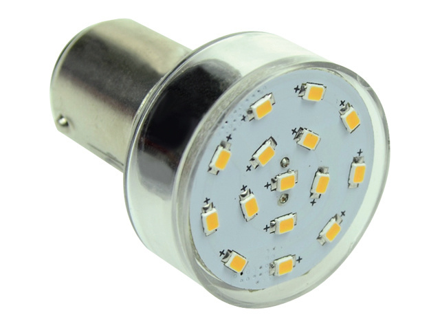 Ledlamp led15 10-30V BA15D 2700k - 1.5 watt